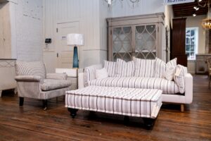 Norwalk striped couch