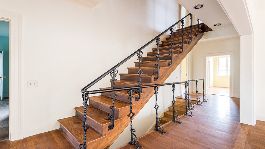 Green Front interiors project honoring historic roots