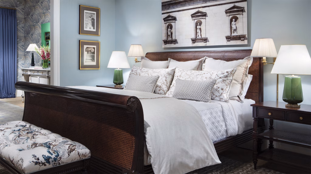 Guest room craftsman furniture and curated furniture selection from a Virginia furniture store