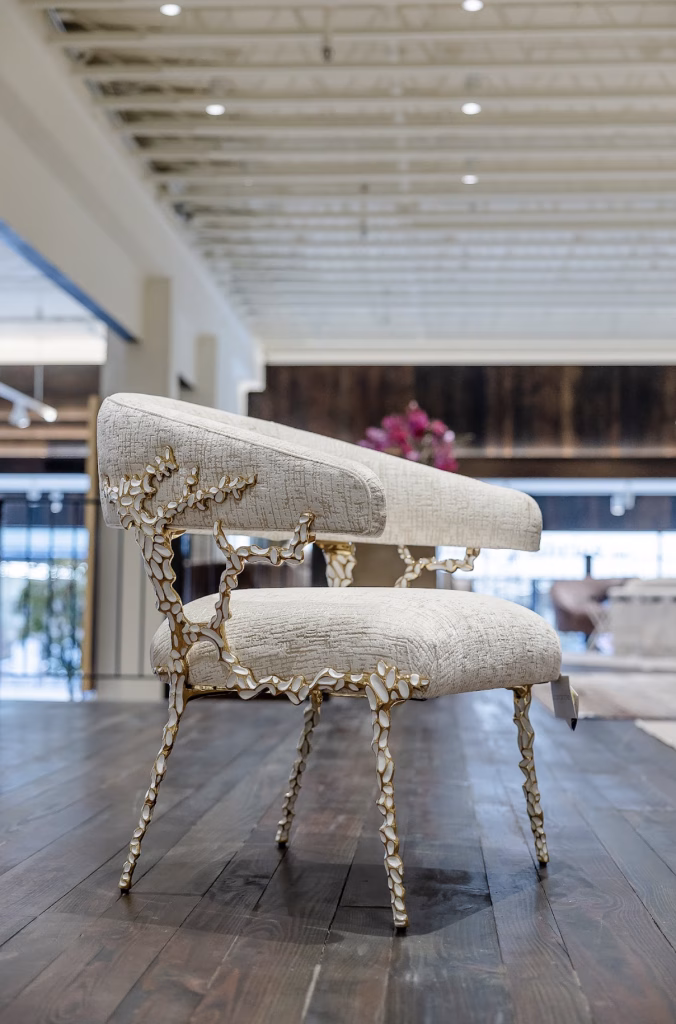 Contemporary furniture and custom furniture chair from a Virginia furniture store curated furniture selection