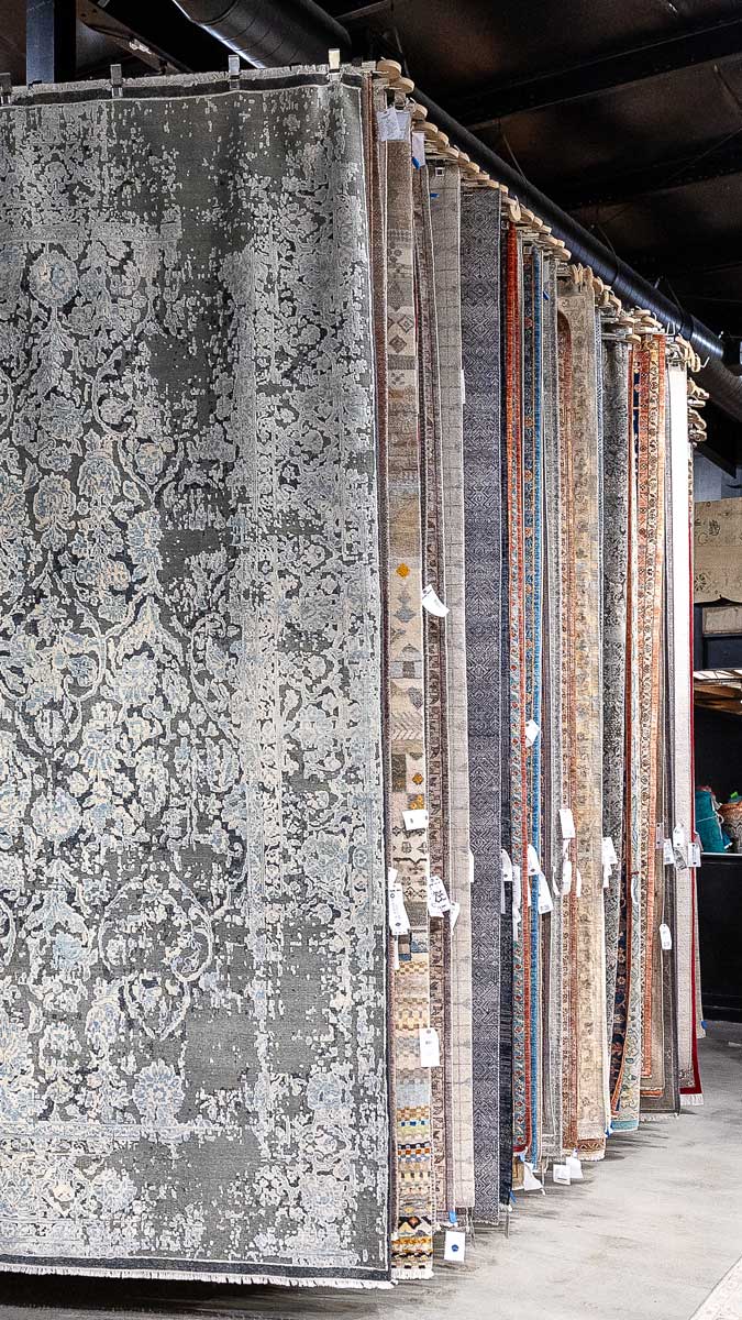 Hand-knotted rug selection from Virginia furniture stores Farmville rug selection