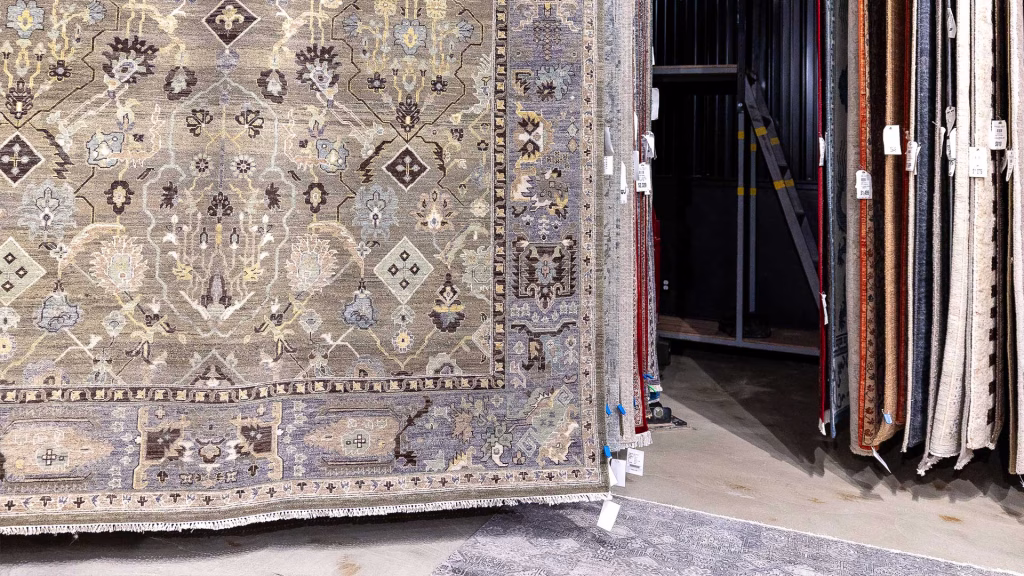 Rug motif and unique designs from a Farmville rugs collection