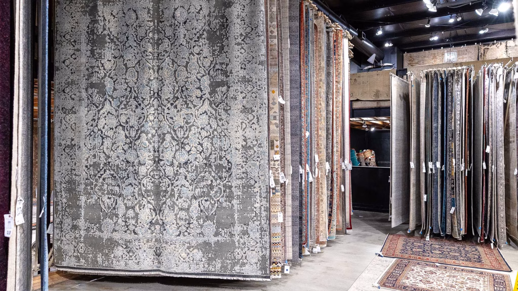 Hand knotted rugs from a Furniture Stores Virginia, Farmville rug selection